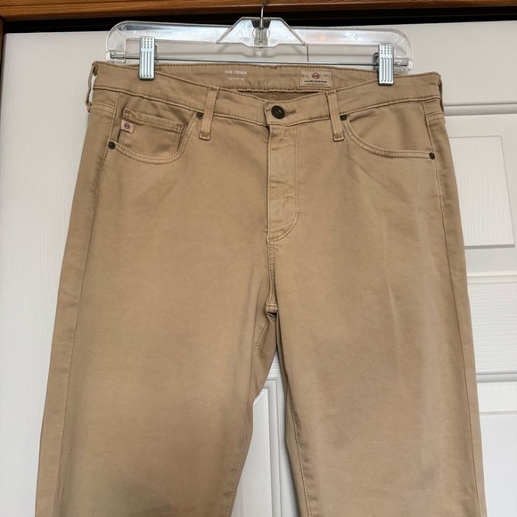 AG Adriano Goldschmied Prima Cigarette Leg Khaki Pants - Picture 2 of 8